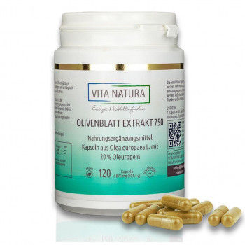 OLIVENBLATT-Extrakt 750 mg Vegikapseln